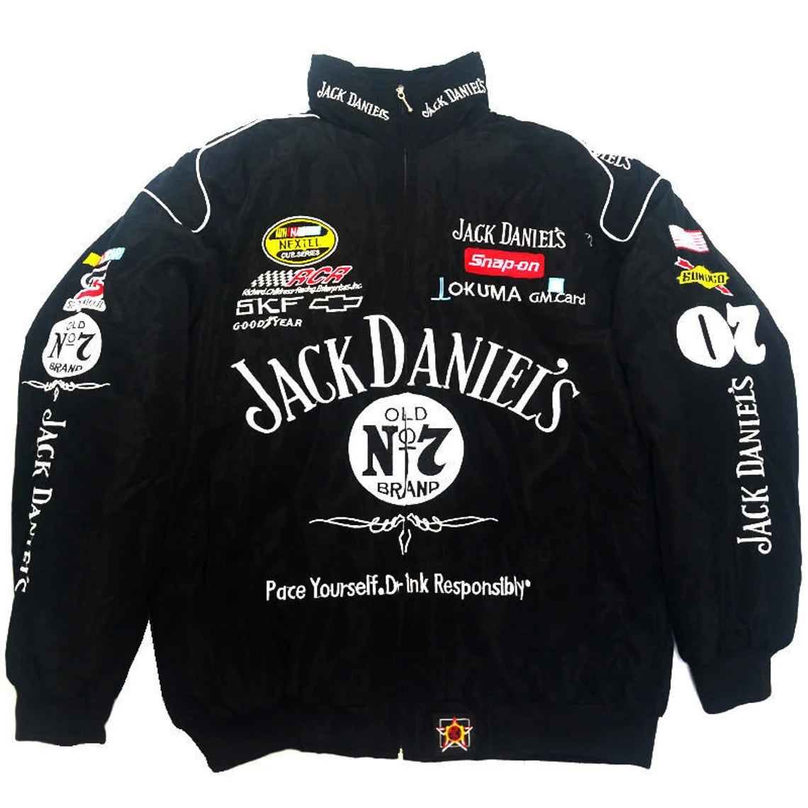 Retro Jacket Nascar Chevrolet JACK DANIEL'S Racing Vintage