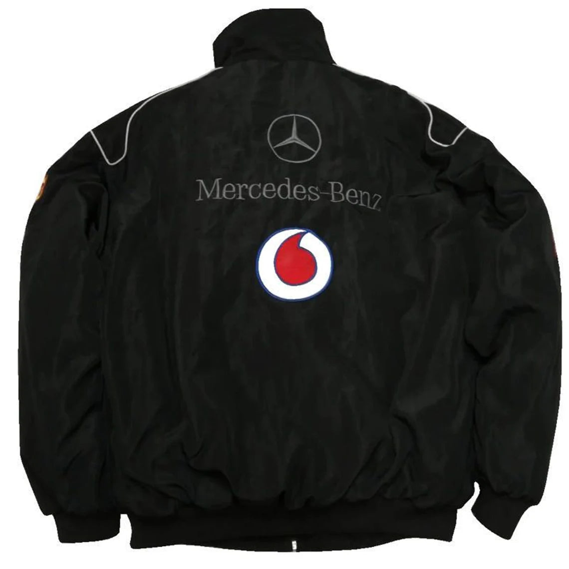 Retro Jacket Racing F1 MERCEDES-BENZ Vintage Black